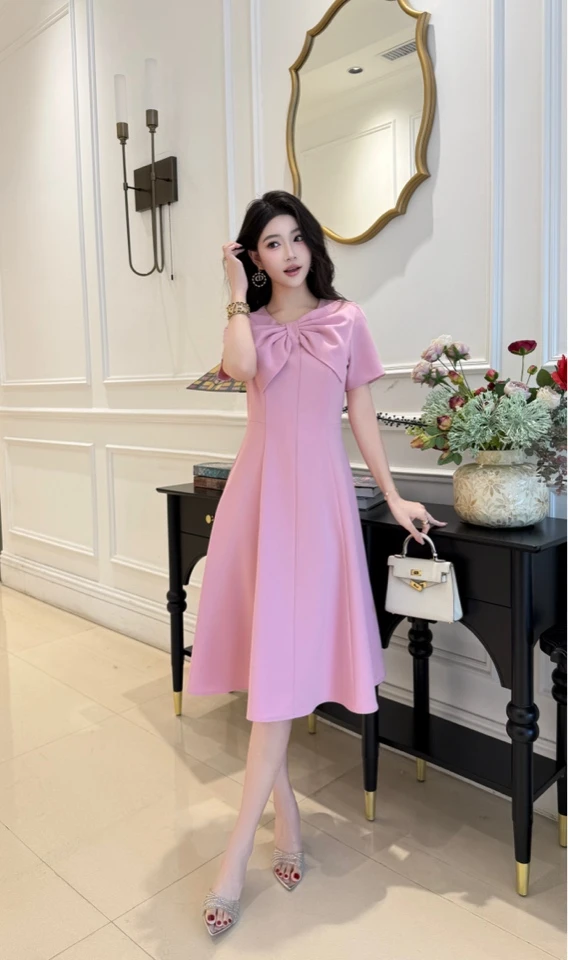 高端夏季新款小众时尚长裙温柔风气质连衣裙
