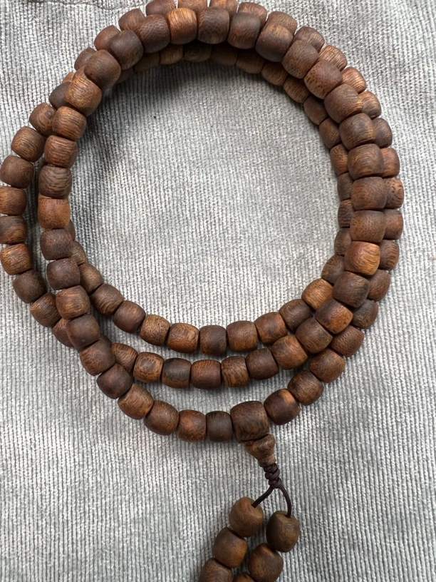 沉香沉香B022鼓珠07多圈沉水老料手串多样性发一35克