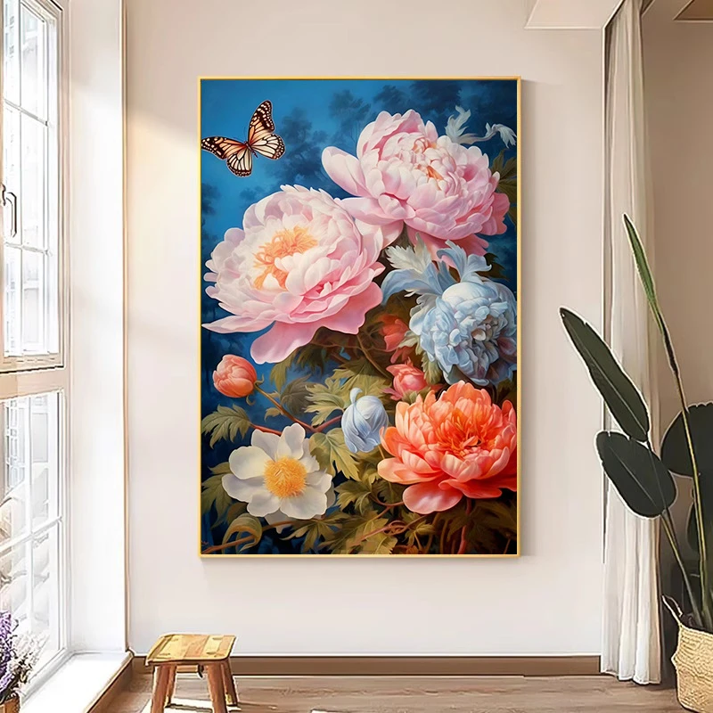 新款高档次挂画爆款十字绣新款线绣客厅小件玄关卧室大气手工刺绣