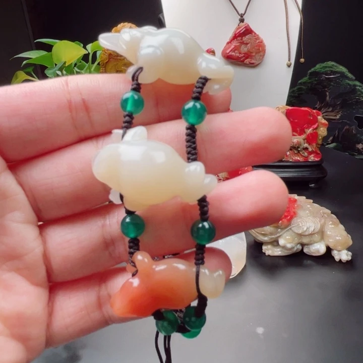 寿山石结晶地芙蓉