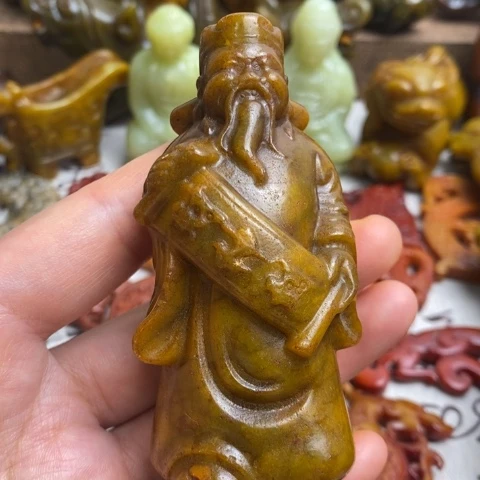 蛇纹石玉未镶嵌颈饰09