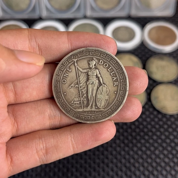 金属大头龙洋船洋工艺品