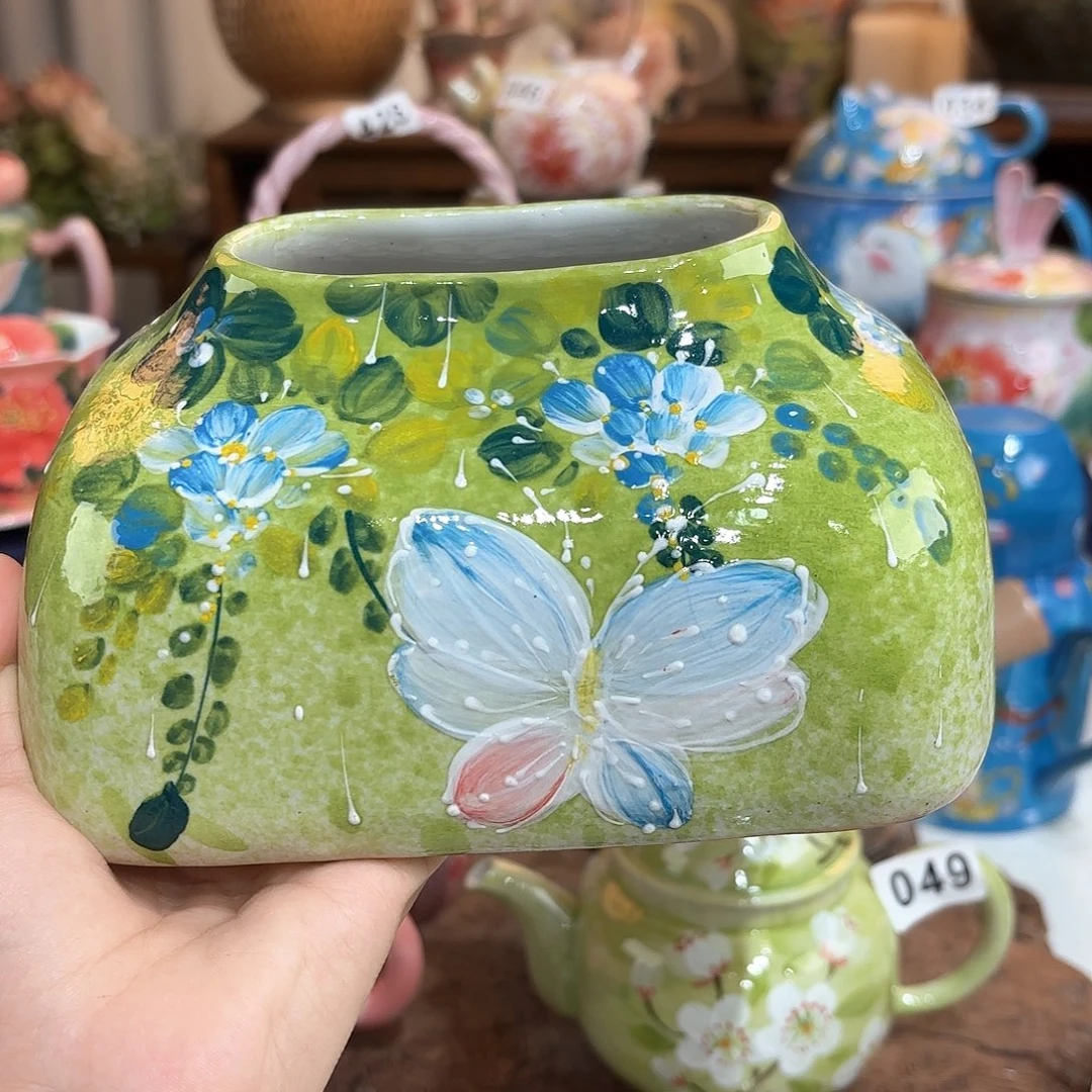 景德镇手绘高温釉下彩陶瓷茶具