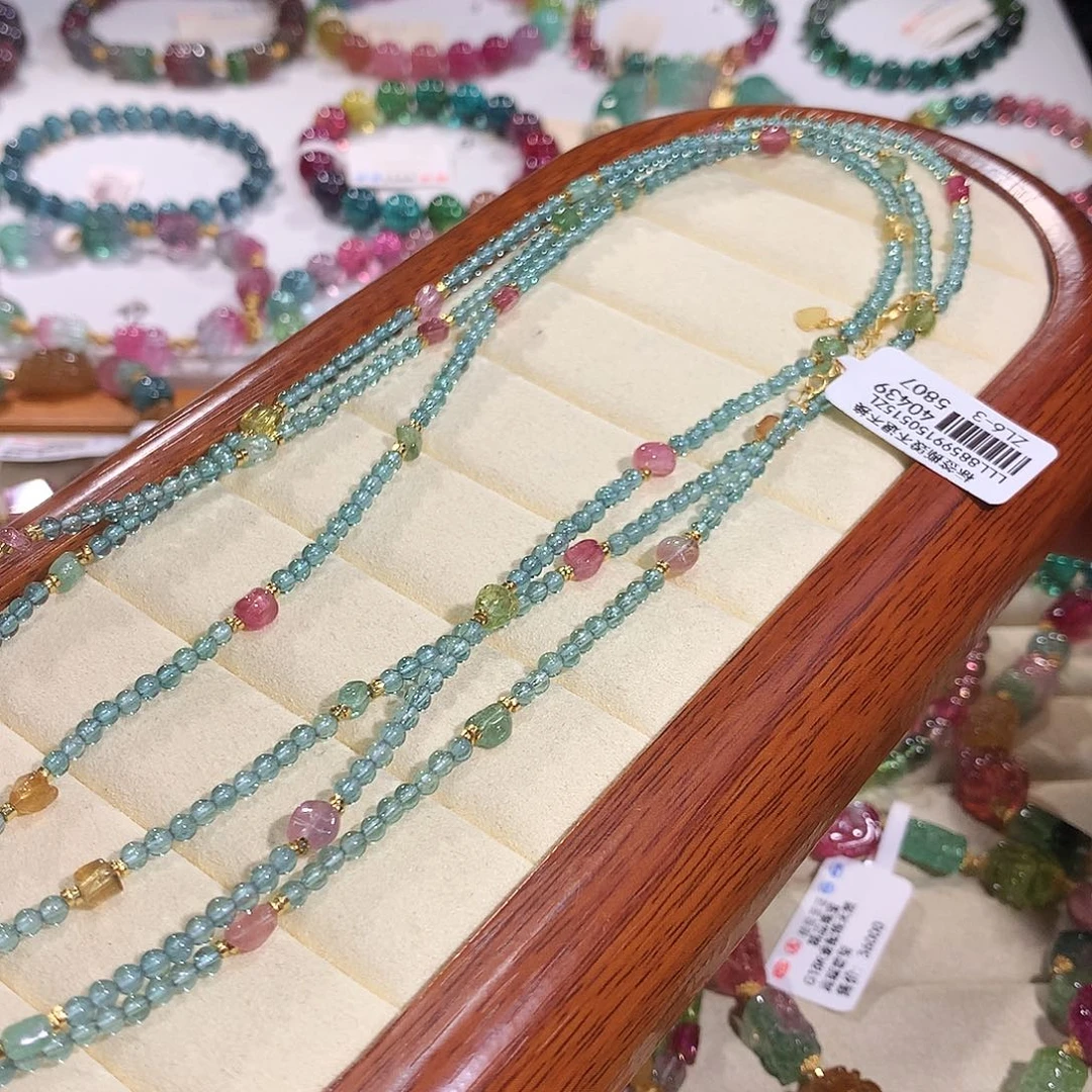 项链未镶嵌碧玺多样性发其一