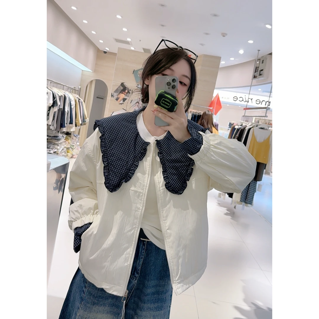 8883娃娃领二棉外套