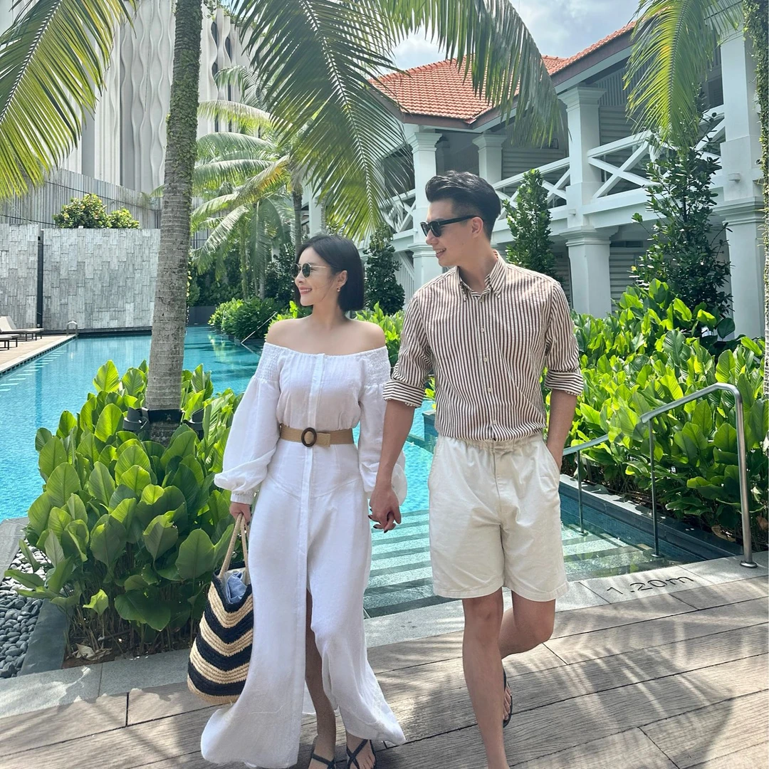 DIDI LAUREN“等风来"高级感精致灯笼袖白色亚麻连衣裙 （可两穿）