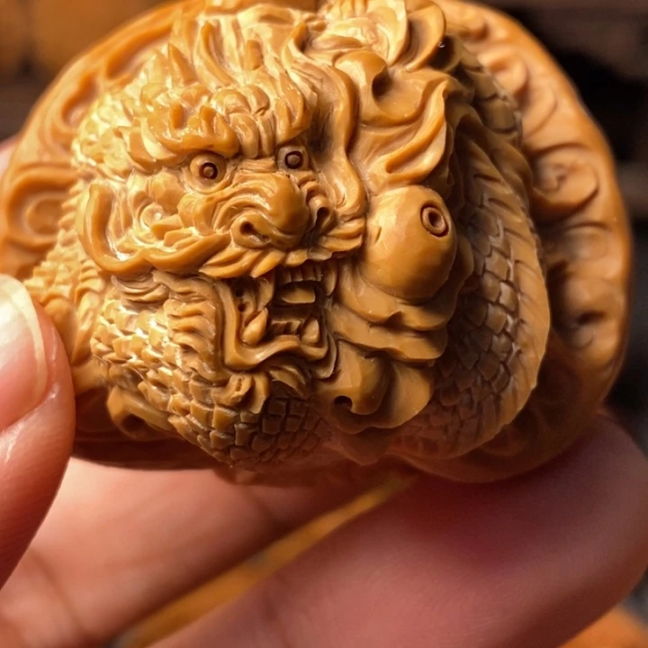蚂***蚁把件文玩核桃龙凤