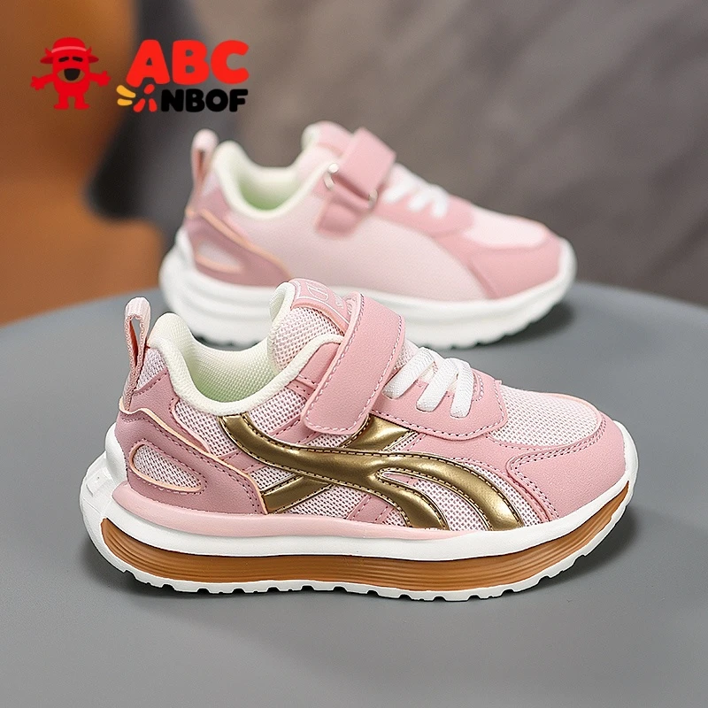 ABC NBOF童鞋女童运动鞋2025新款春秋季网面女中大童潮流女德训鞋