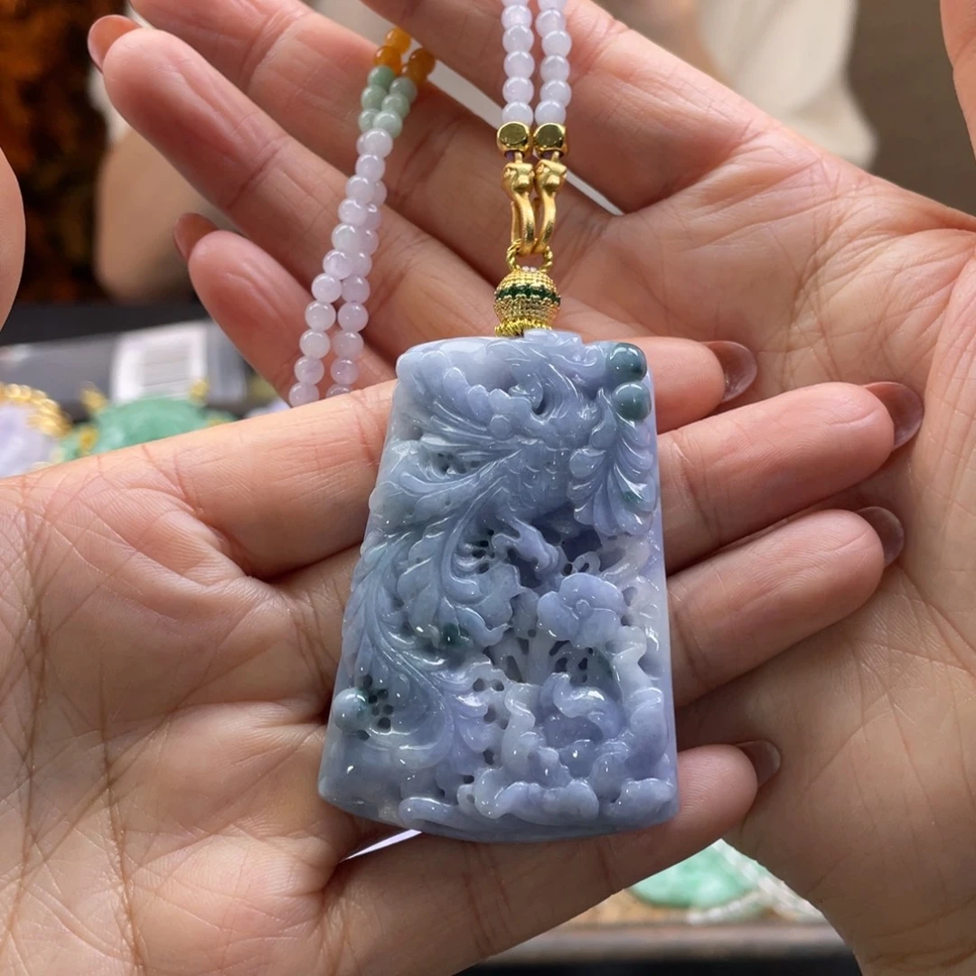 翡翠未镶嵌颈饰代编织