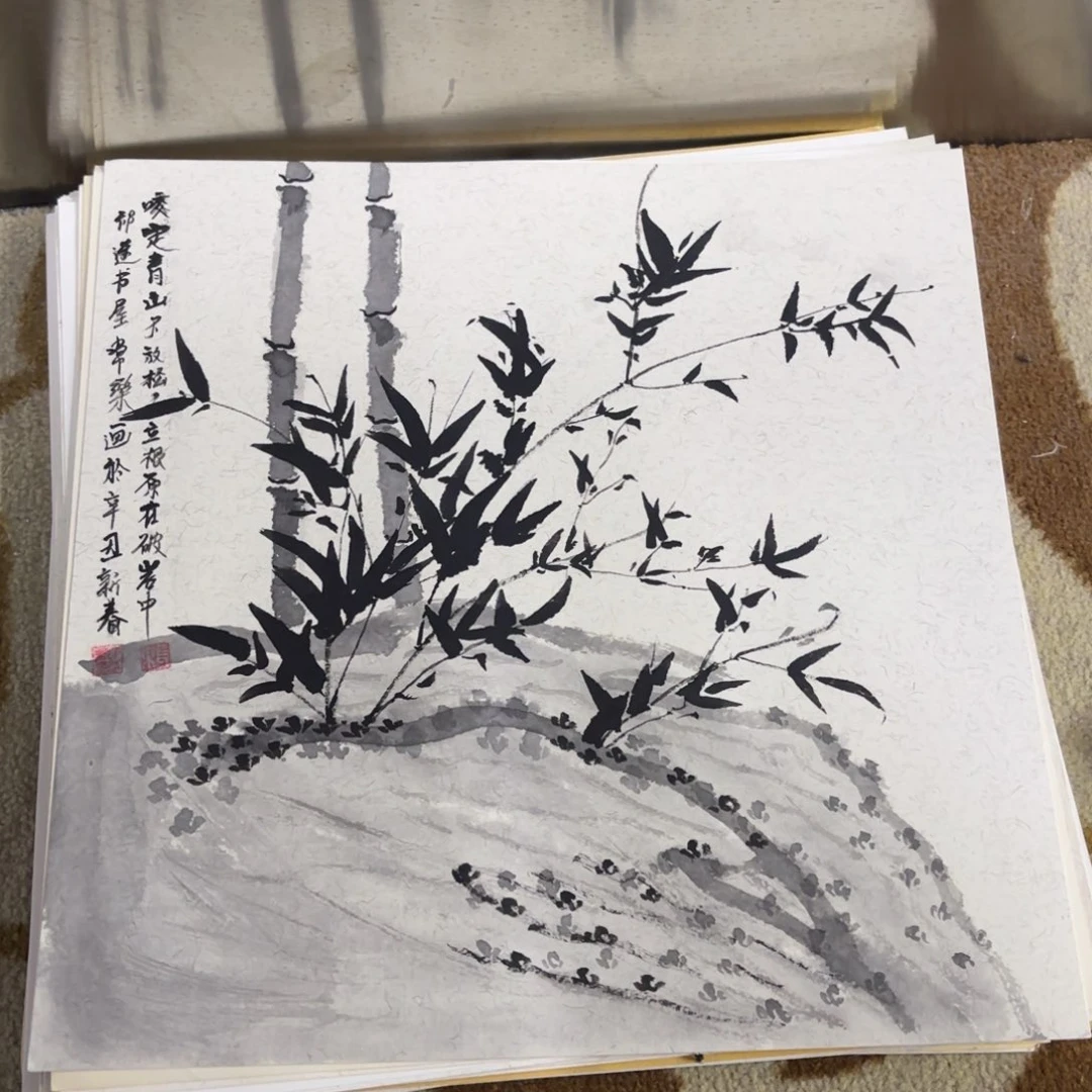 国画38-38卡纸作品童