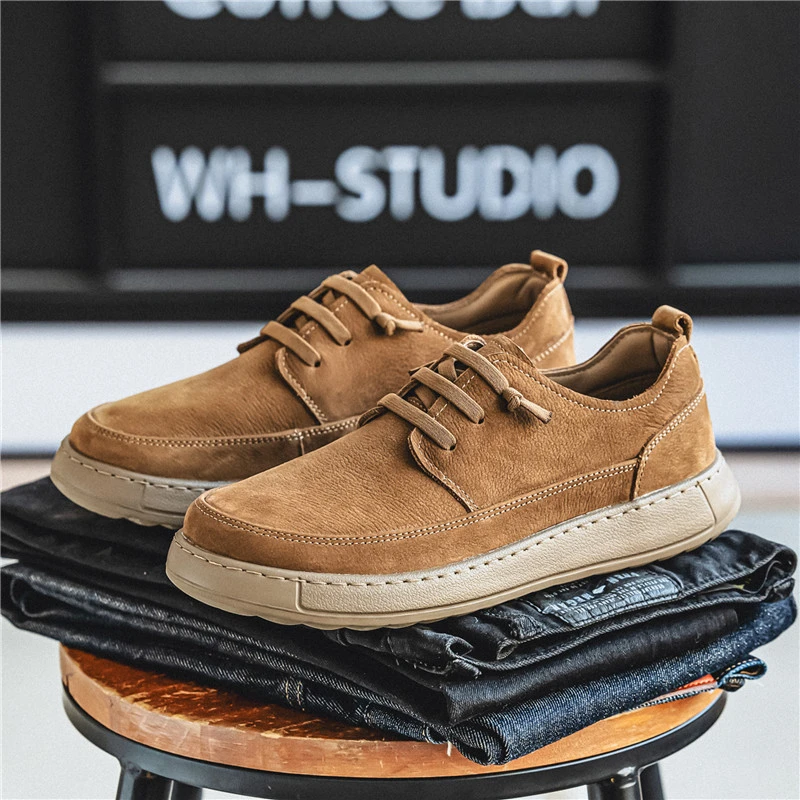 复古运动勃肯鞋男鞋2025年春款舒适软底休闲一脚蹬减震休闲工装鞋