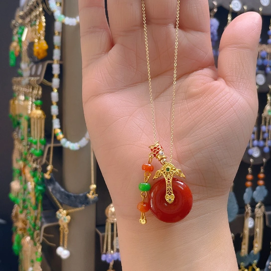 翡翠合金耳饰翡翠