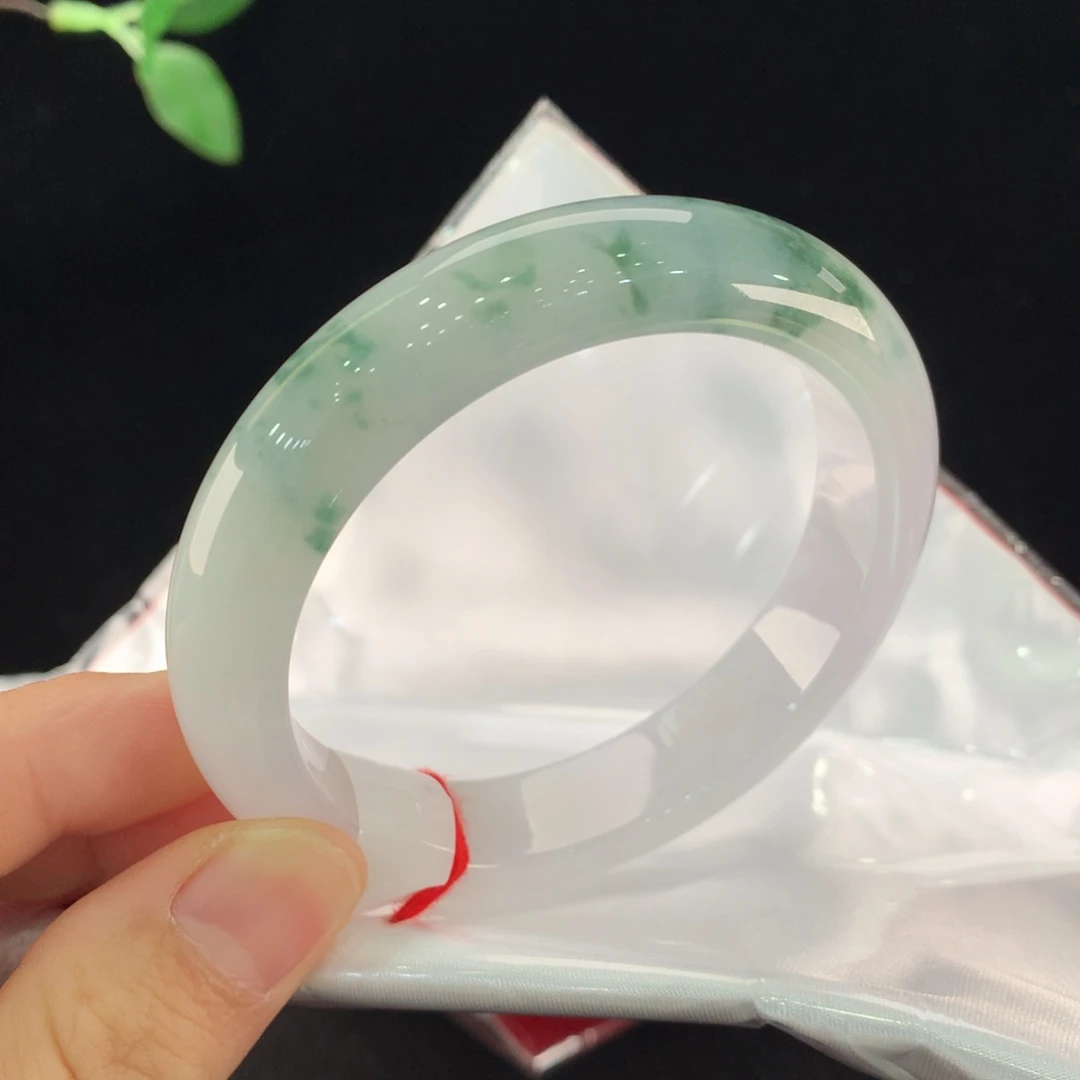 翡翠未镶嵌手镯0035