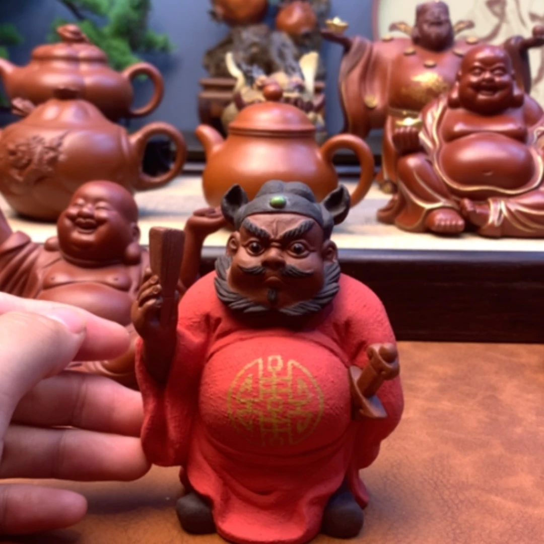 【闪购商品】紫砂茶宠ζ**旧紫砂壶手工艺