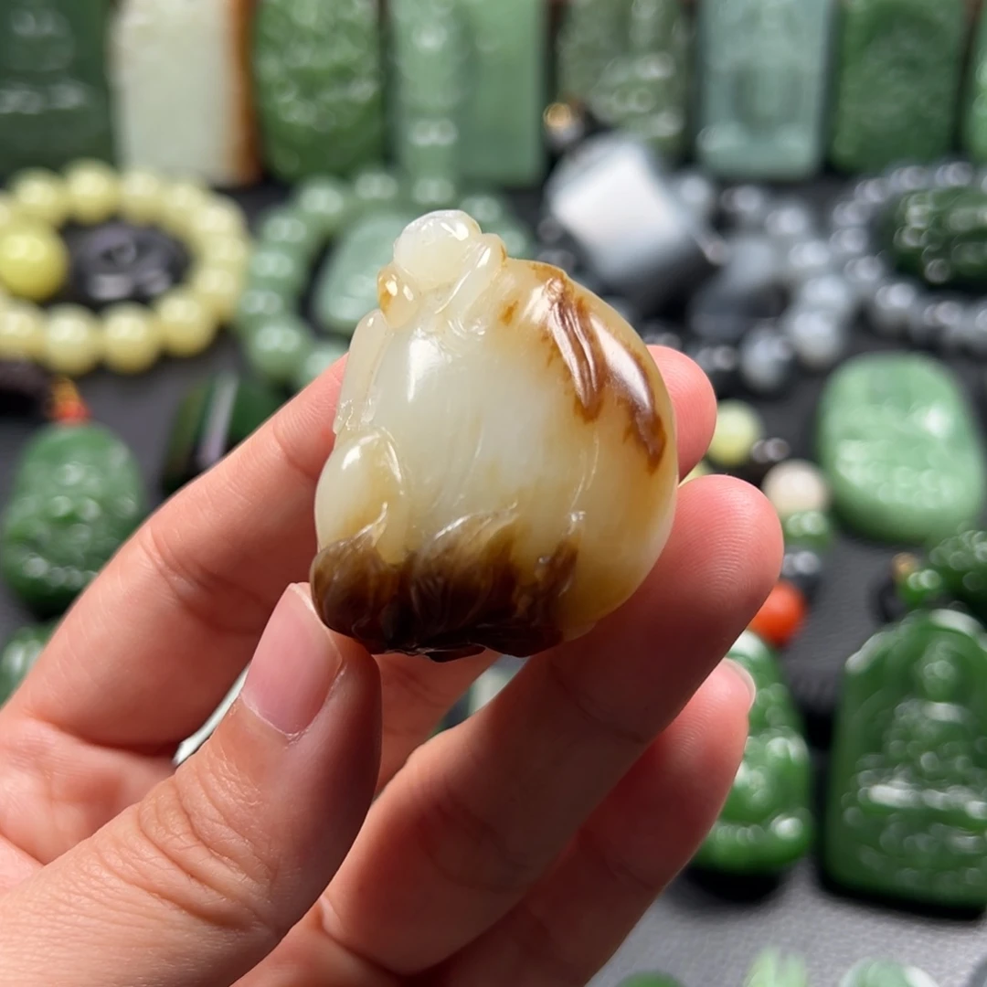 和田玉吊坠(不含链)未镶嵌