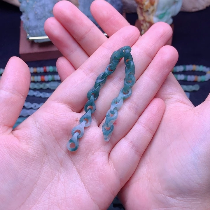 定制翡翠未镶嵌财****肝翡翠