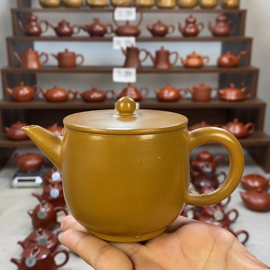 茶壶紫砂潮州手拉壶汉瓦壶140xcc