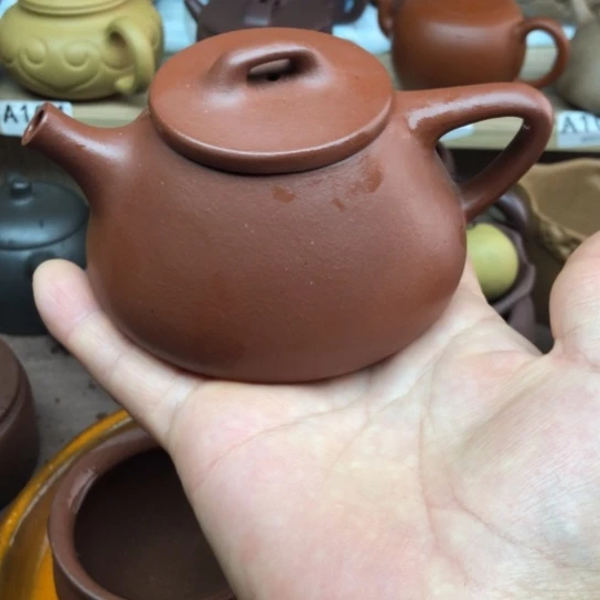 茶壶紫砂小红泥子冶180豪升左右