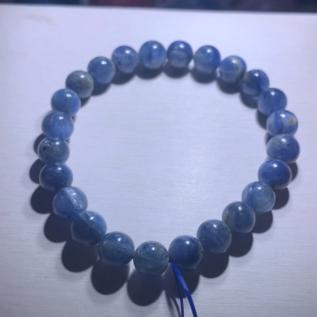 手串银S925镶嵌水晶蓝晶8.3m