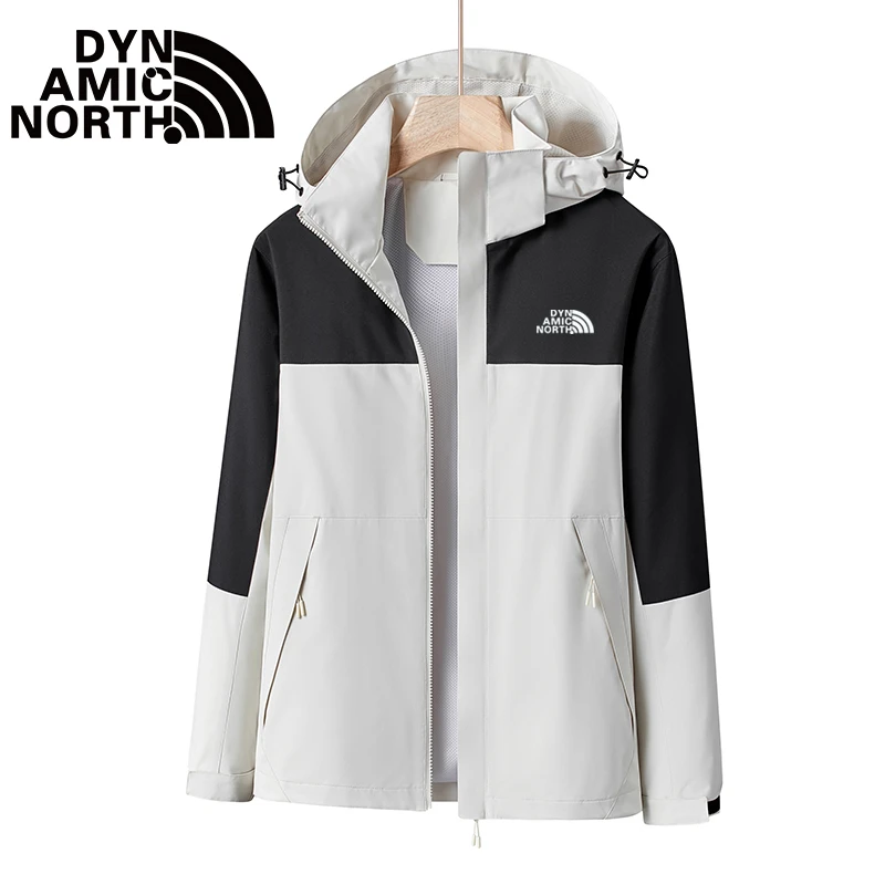 DYNAMIC NORTH/动感北面秋冬防风防水户外冲锋外套登山休闲外套