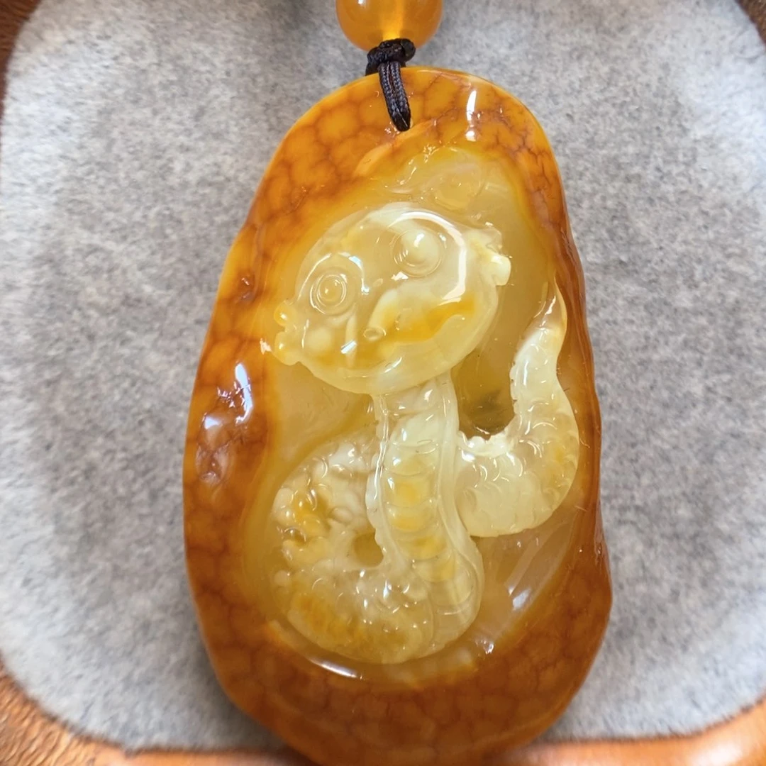 未镶嵌项链蜜蜡蜜蜡吊坠