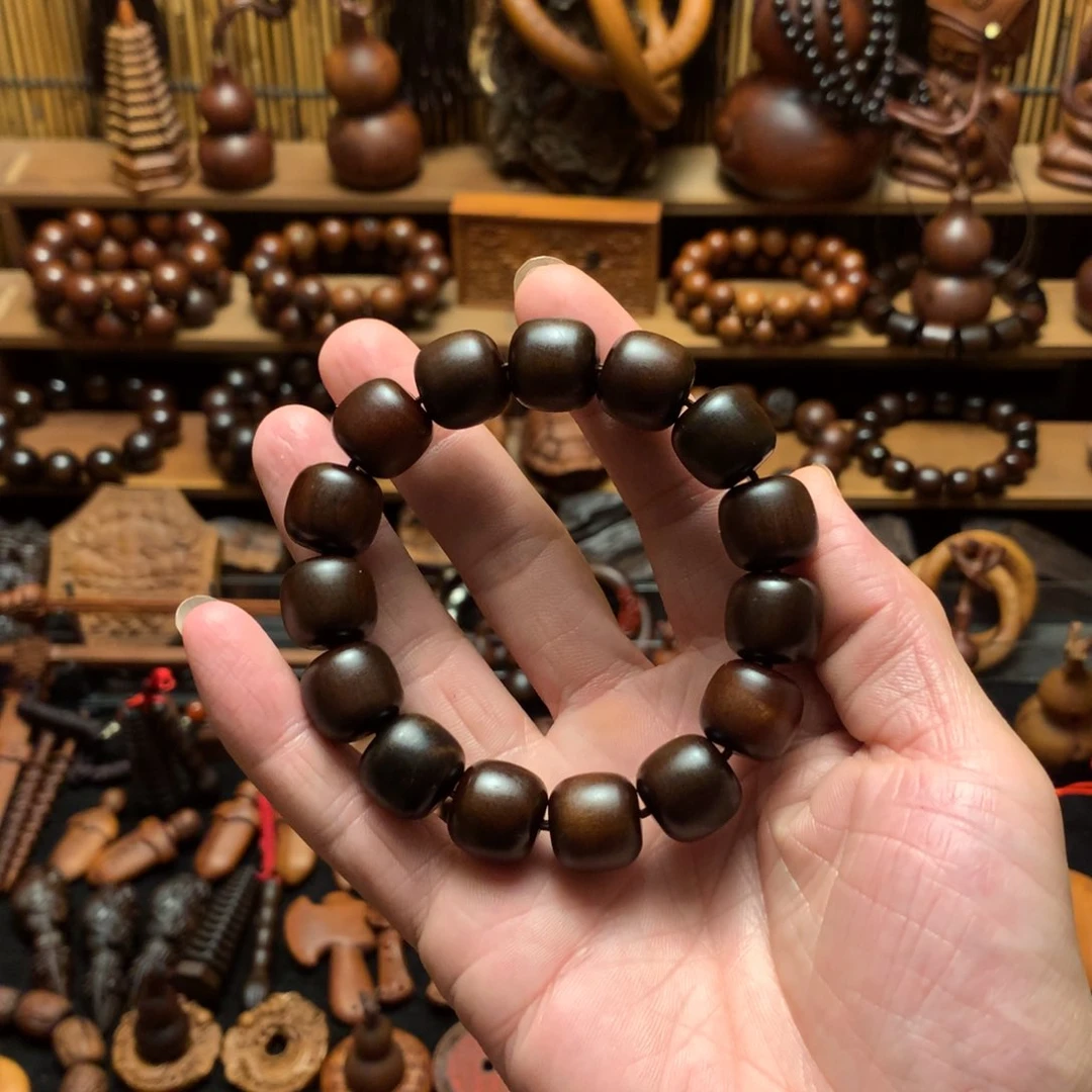 枣木M****王枣木1.5老型手串 紫薇讳配饰