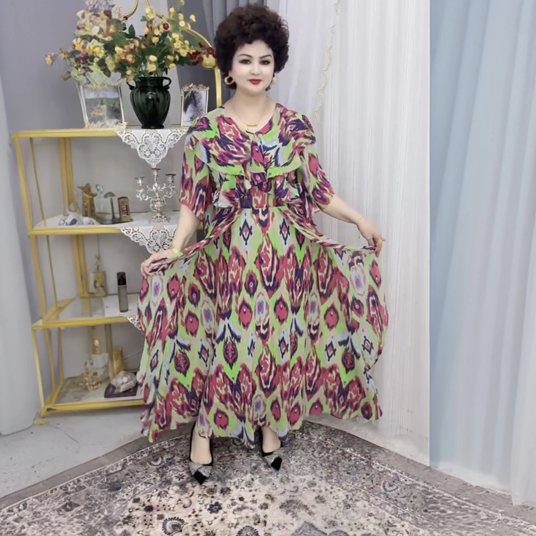 新款时尚网红大码女装艾特莱斯连衣裙