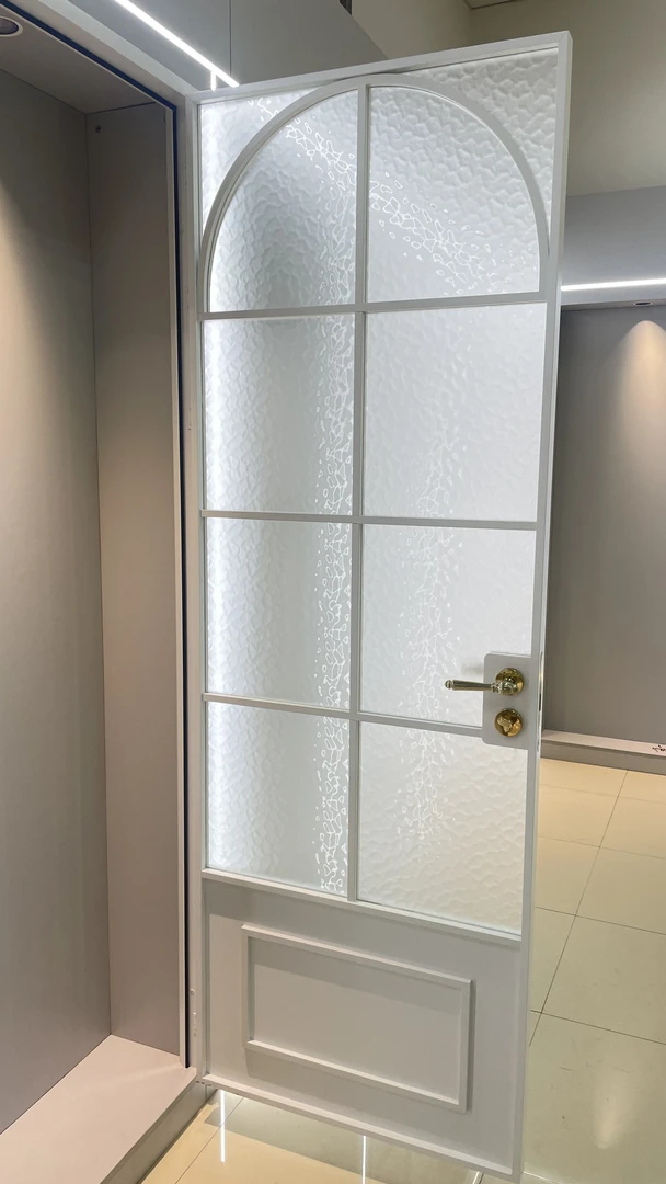 法式复古老铁门老钢门铝合金玻璃平开门适用于卫生间厕所厨房阳台