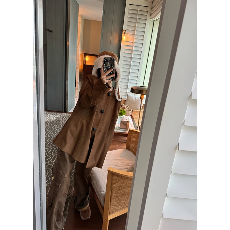 ReneRiva买手店 Riva 早春麂皮外套