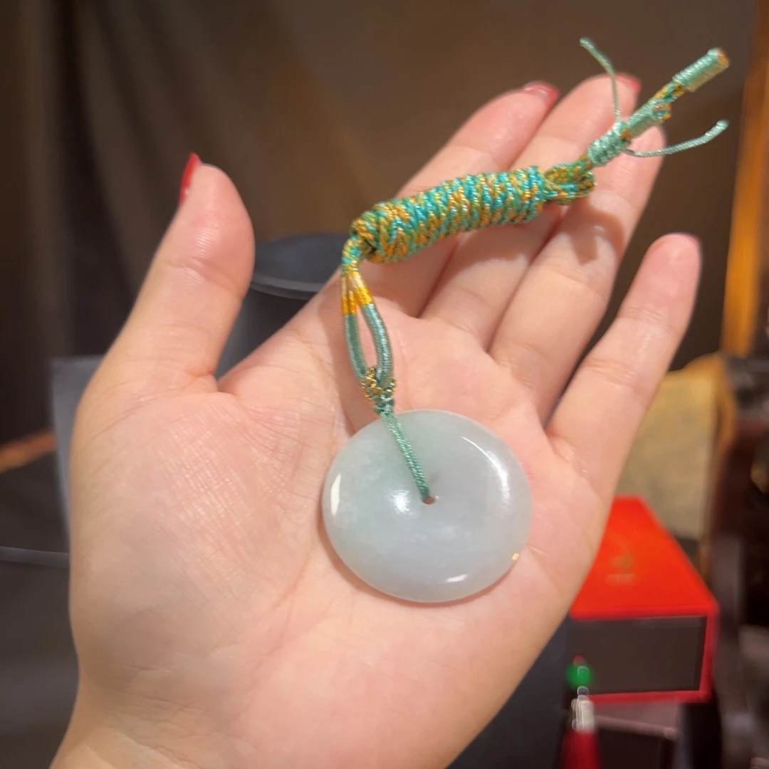 翡翠未镶嵌颈饰天然