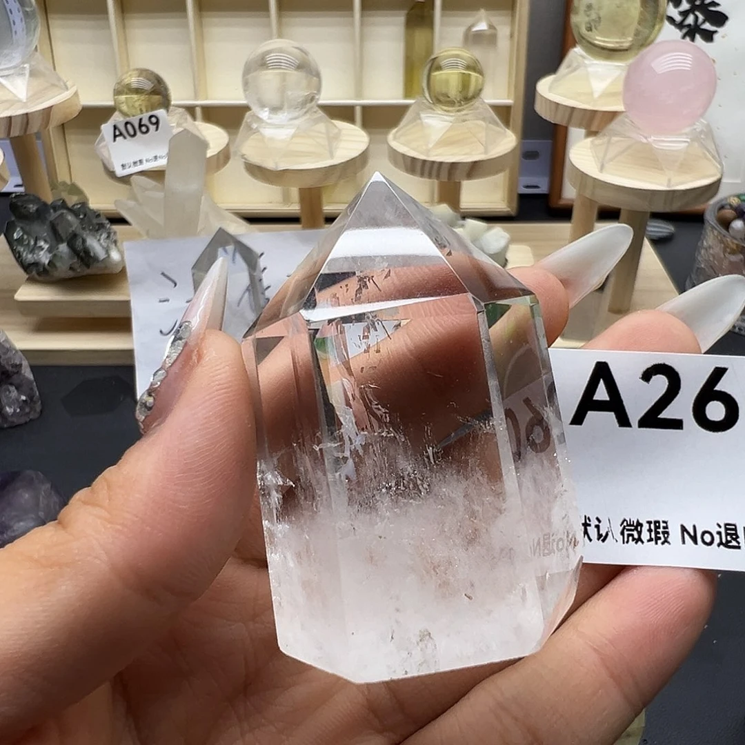喜***水晶天然水晶半成品未镶嵌微瑕