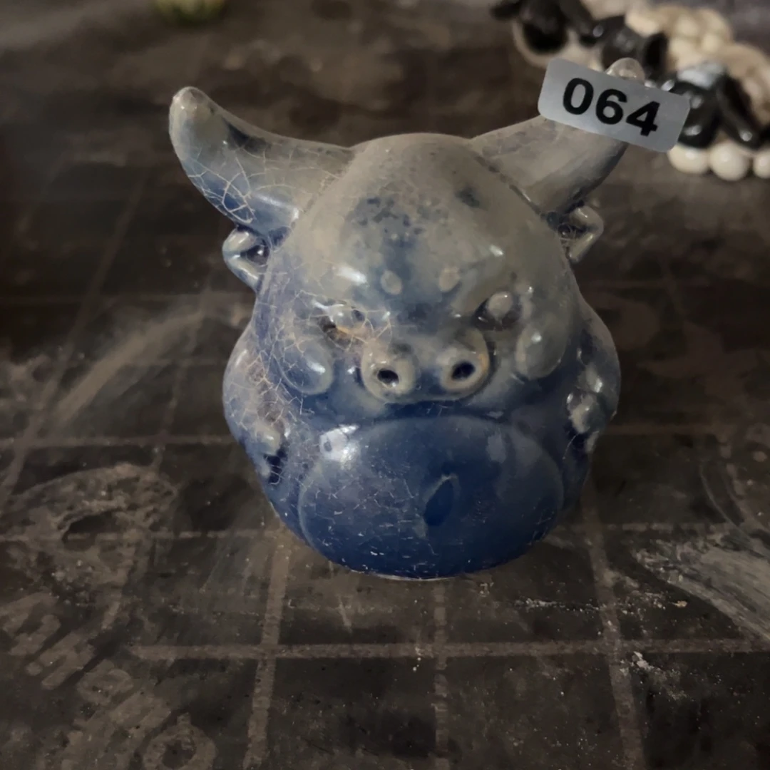 摆件纯手工抽象陶瓷摆件微瑕064