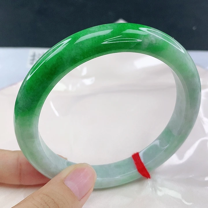 未镶嵌手镯翡翠圈63，0B033