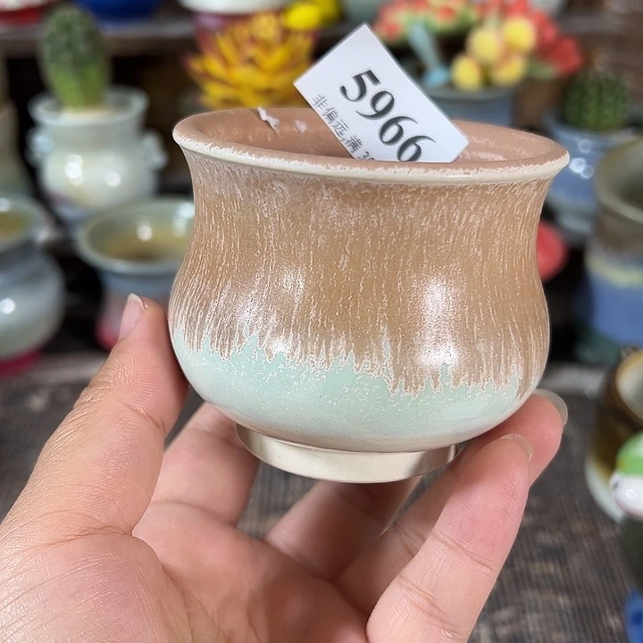 口6 手工花盆满30包邮