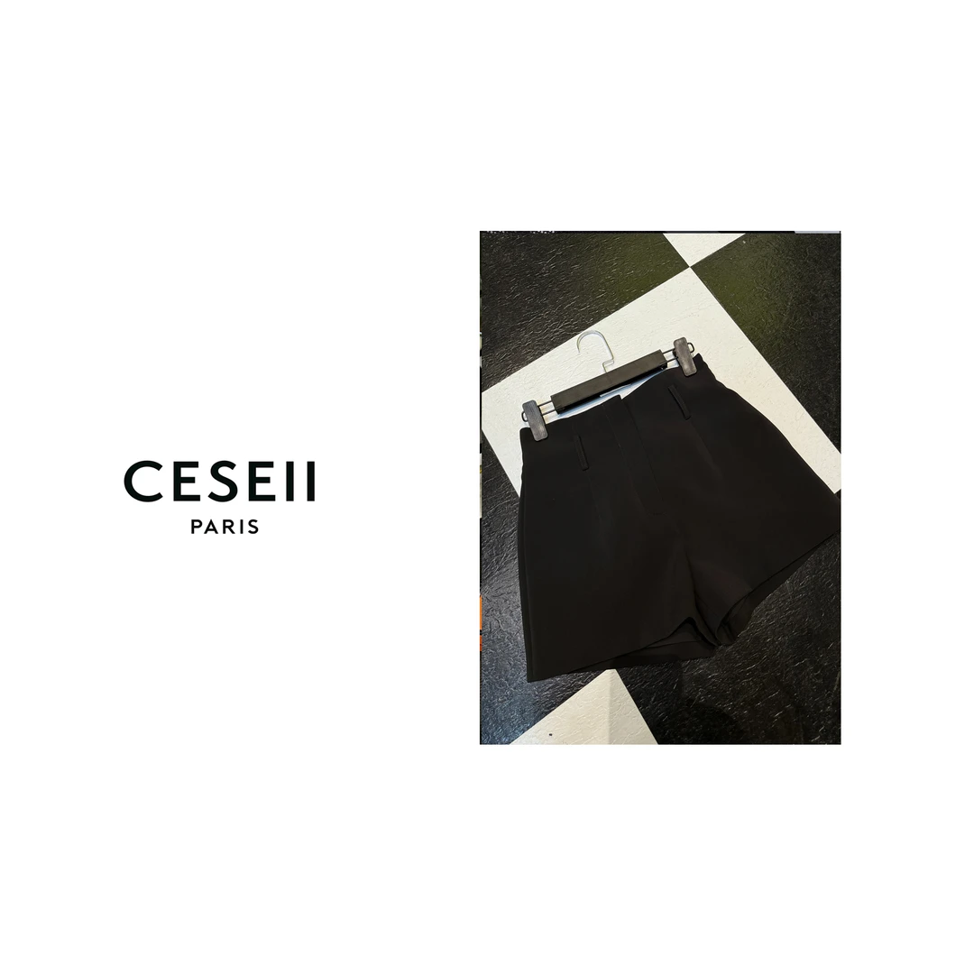 【25XJ167】CESEII2025春夏时尚高版本百搭精致短裤