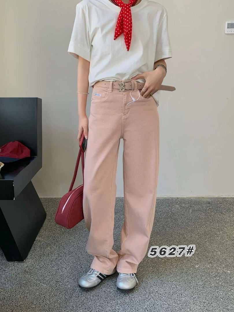 春装新款 欧货休闲牛仔弯刀裤