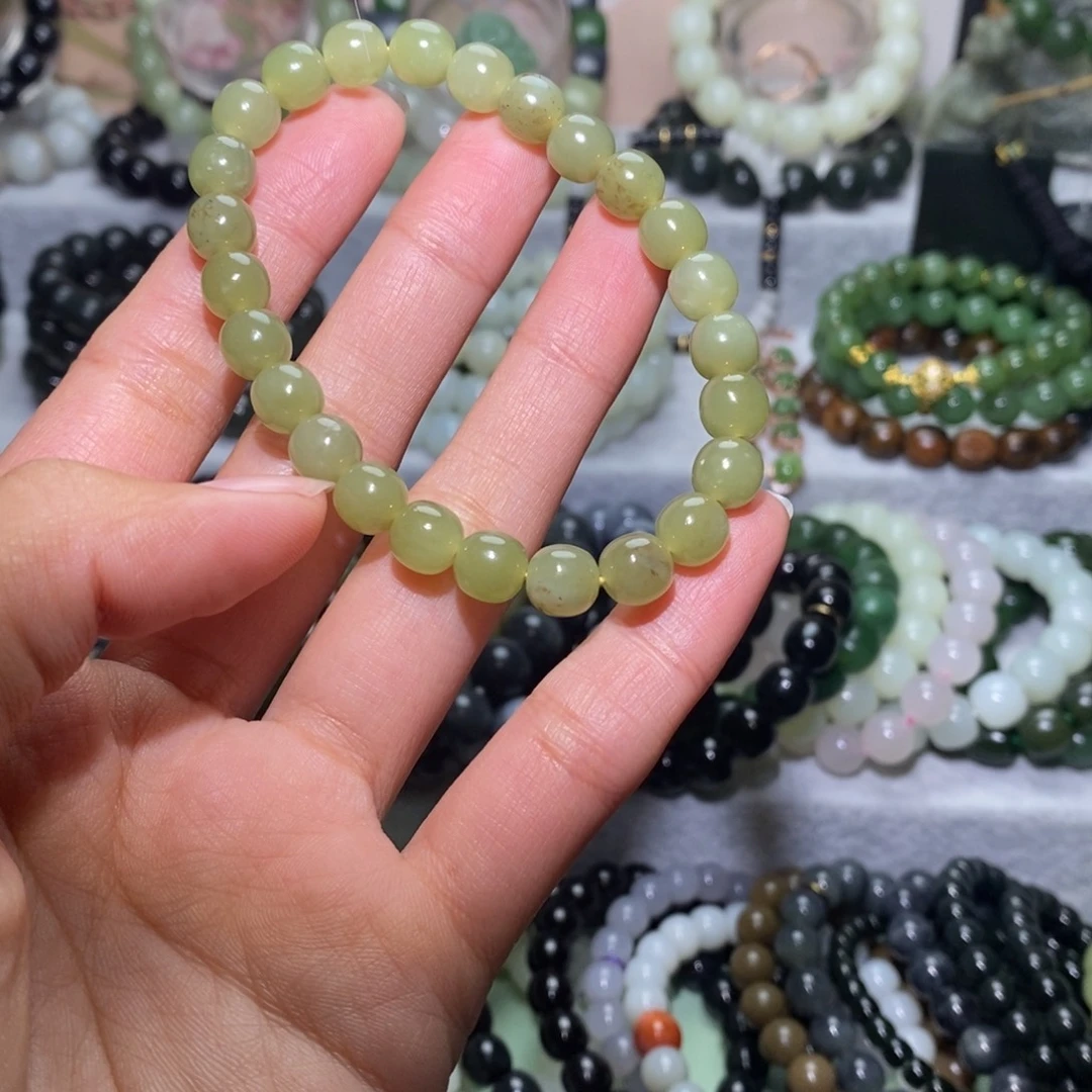 和田玉未镶嵌手链