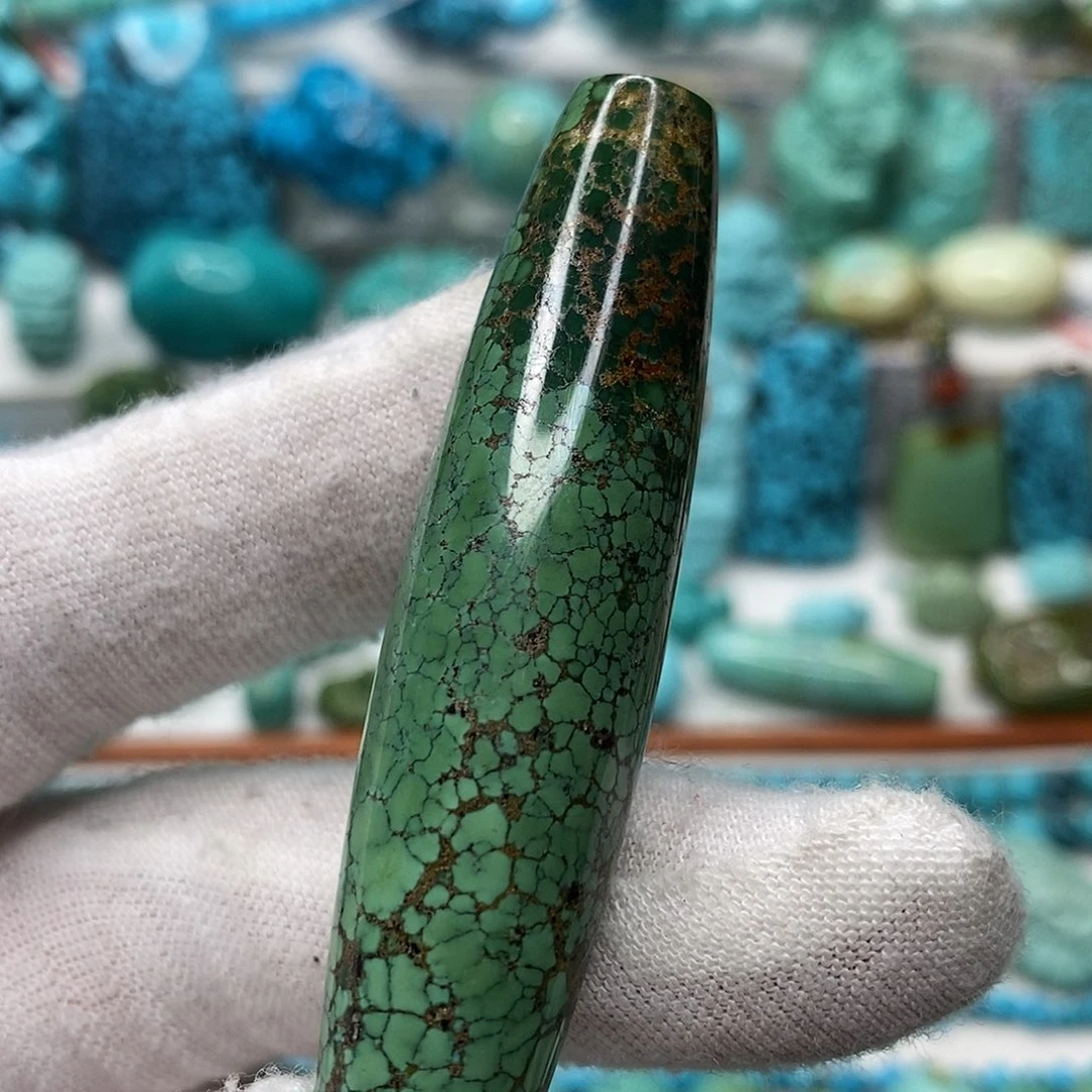 绿松石未镶嵌天然原矿 带武汉地大证书