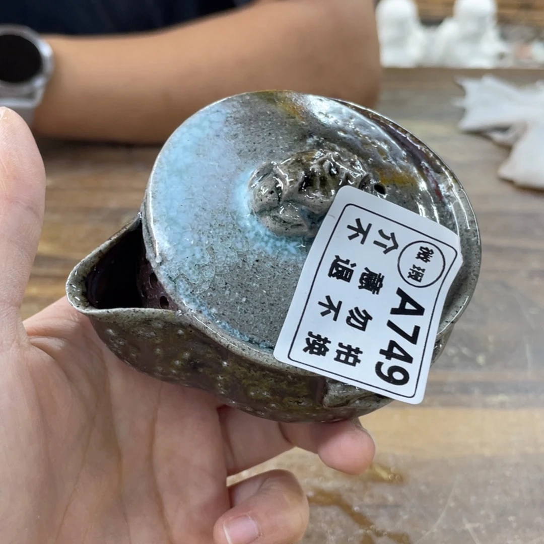 纯手工茶壶茶具柴烧摆件瑕