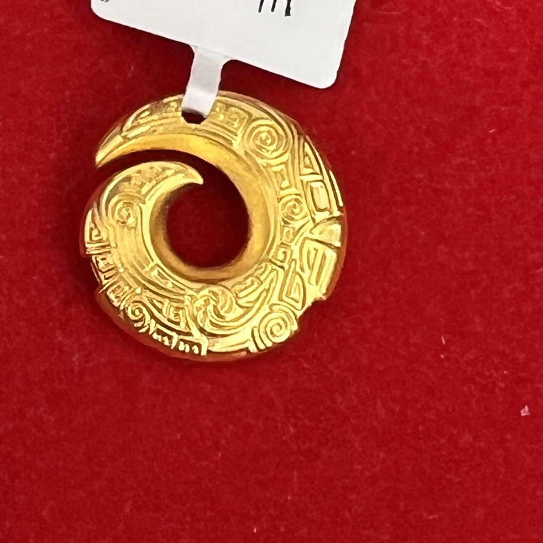 【思思专享】足金999 月亮  GP  0.67 纳金添福