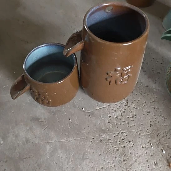 【闪购商品】1426-1413复古两个瑕疵福字