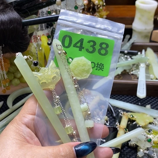 ****️未镶嵌蛇纹石玉发簪