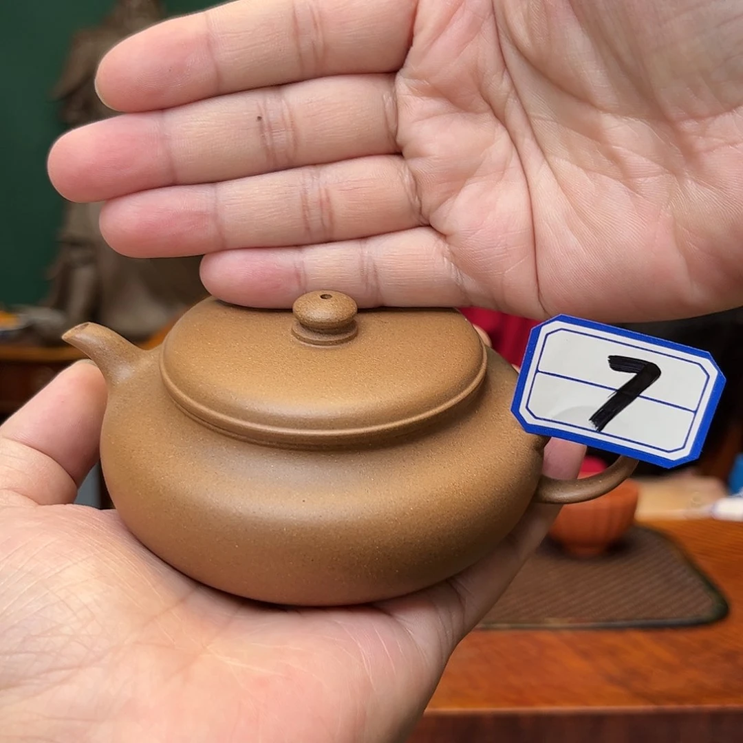 紫砂茶壶毅*全手扁玉