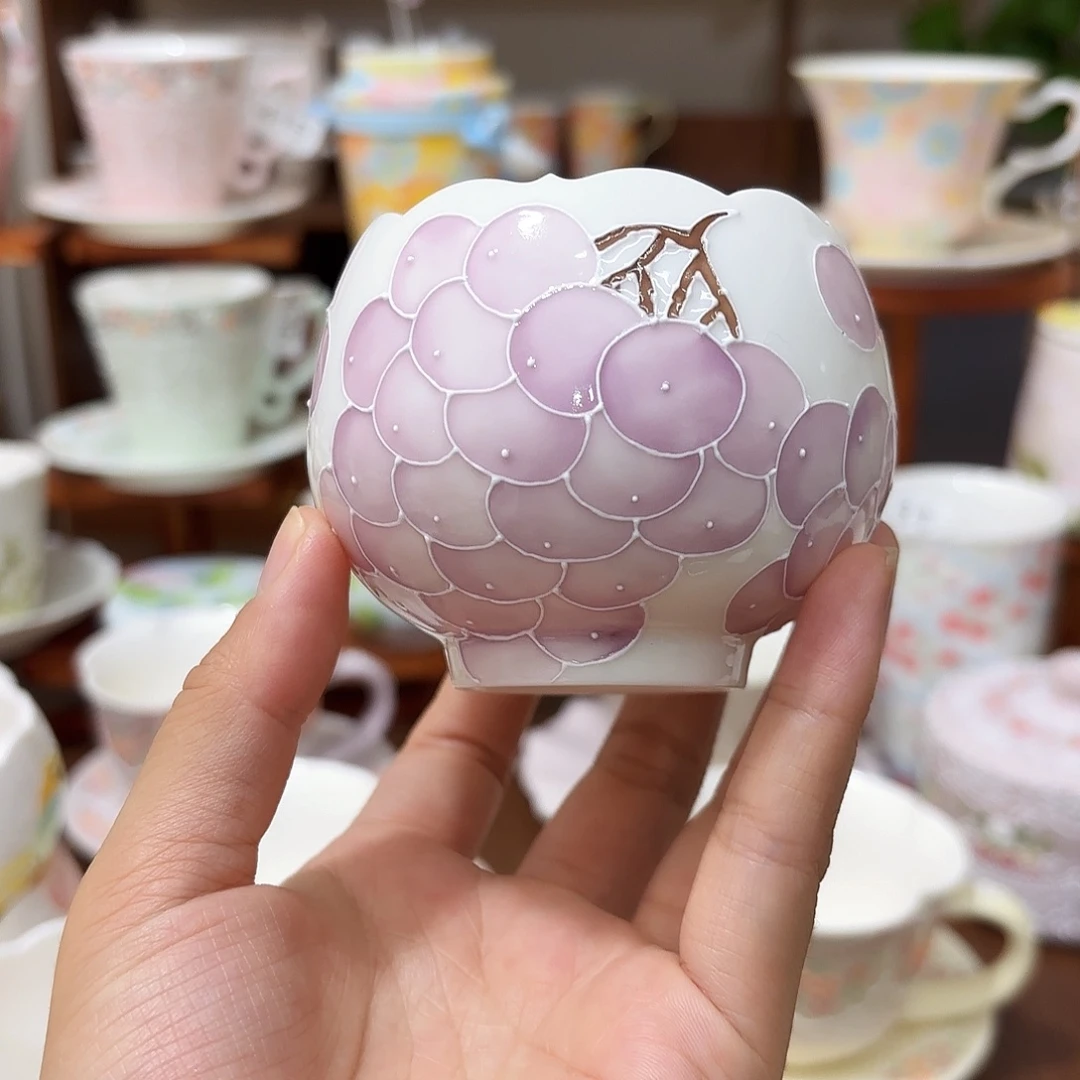 手绘创意高温釉下彩陶瓷