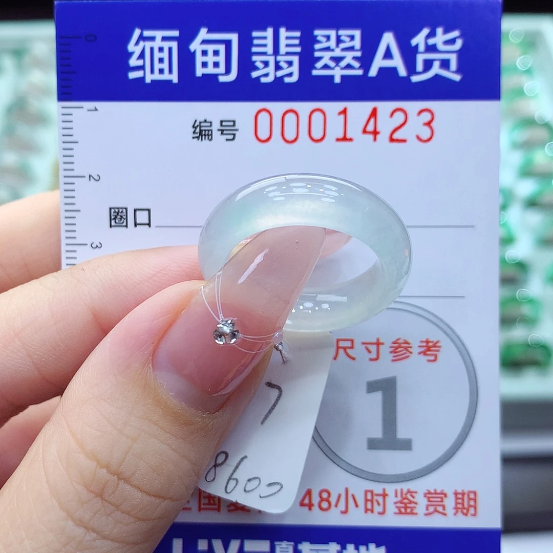 翡翠戒指未镶嵌17号