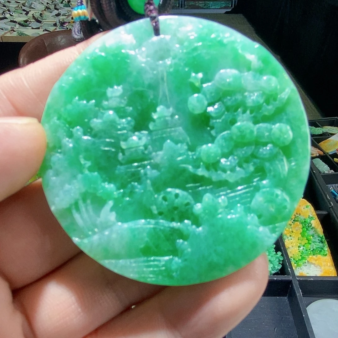 颈饰未镶嵌翡翠翡翠