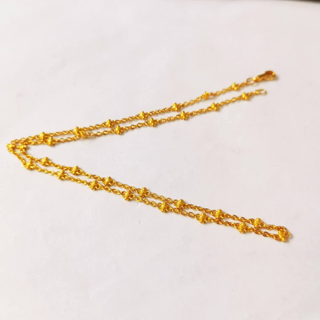 【金枝原】足金999 手工蝴蝶项链