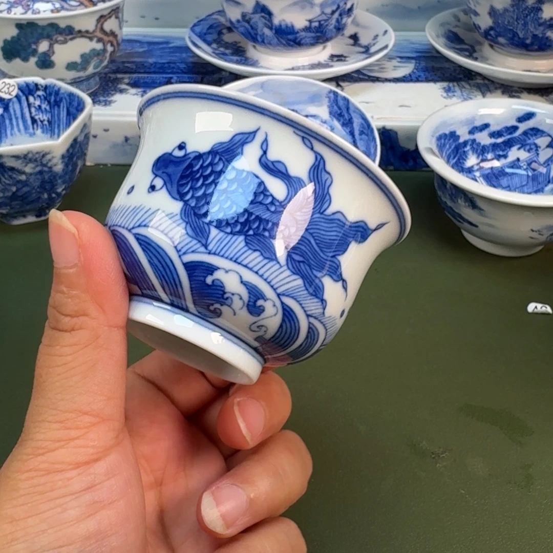 景德镇纯手绘茶具圆圆224
