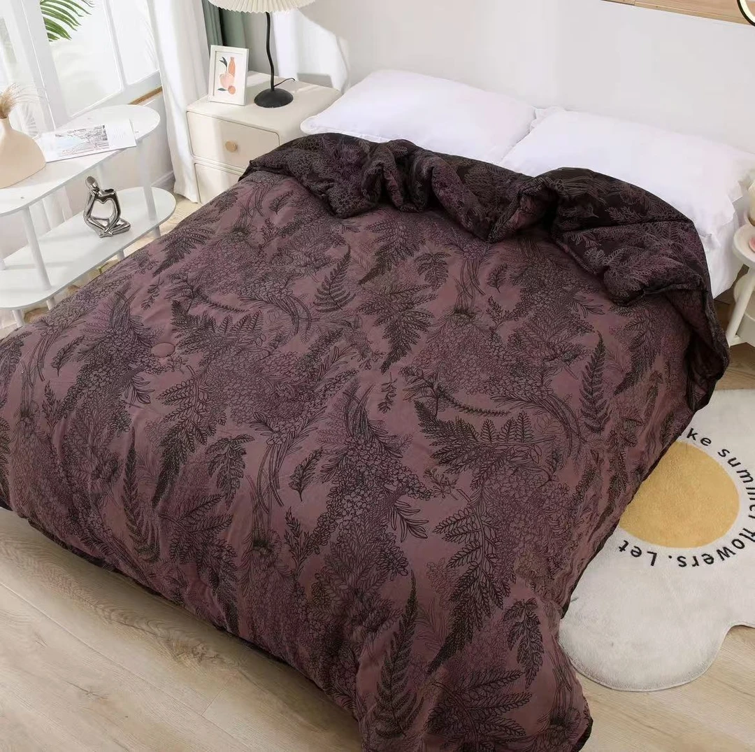 叶魅紫-高端全棉色织大提花四件套舒适透气高密度[大促活动]