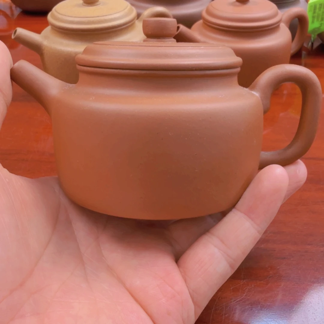 李***.茶壶紫砂手工泥，朱泥，半手工德忠